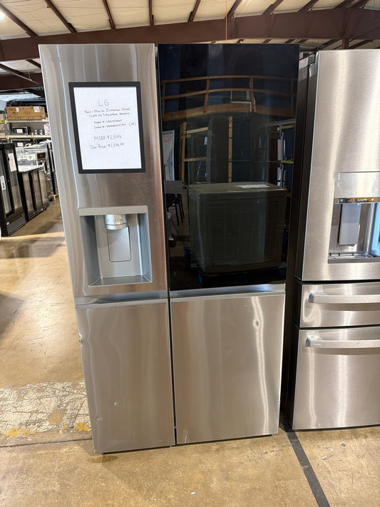 LG 36” Side by Side Instaview Refrigerator Model #LRSVS2706S  Serial #604MRWV2S817 (50)