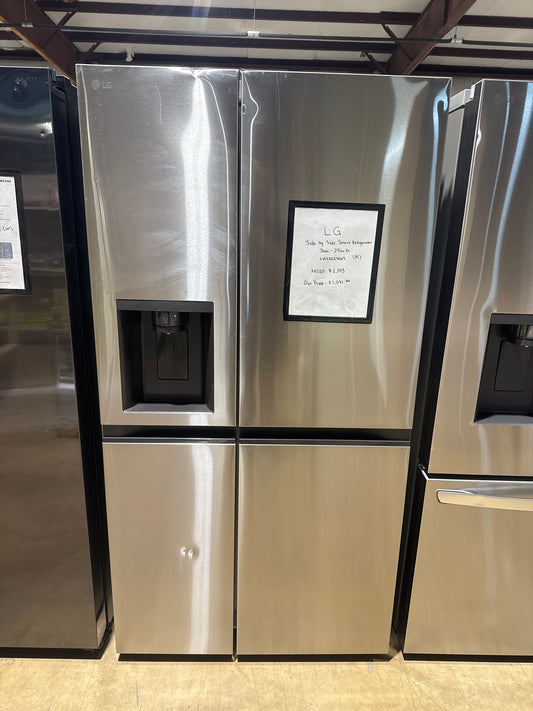LG 36in Side by Side Refrigerator Model#LHSXS2706S Serial#510MRTT5X897 (45)