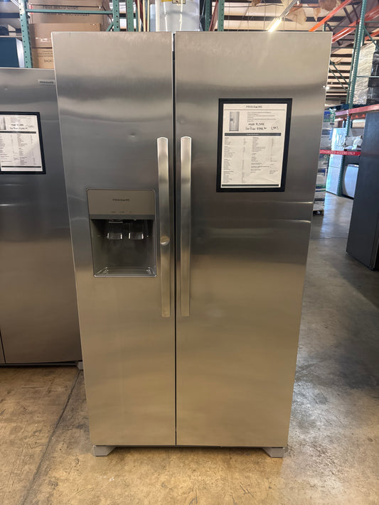 Frigidaire 36in Side by Side Refrigerator Model#FRSS2623ASN Serial#4A53812708 (59)