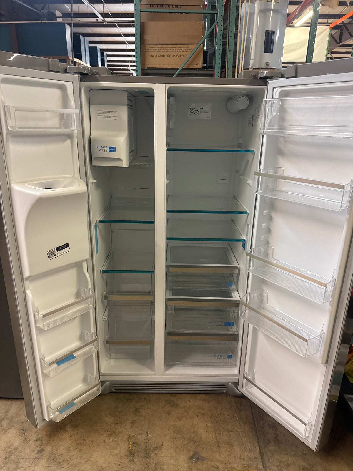 Frigidaire Gallery 36in Side by Side Refrigerator Model#GRSC2352AFF Serial#4A54705908 (56)