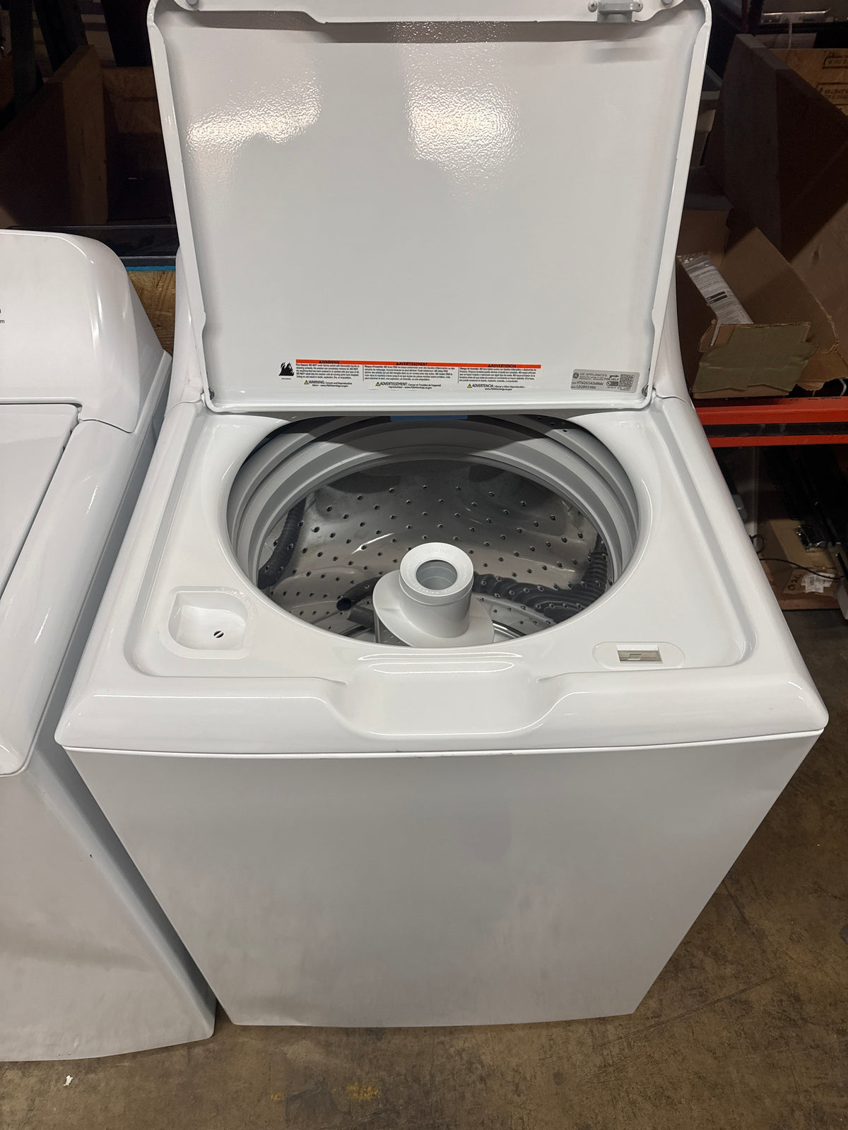 Hotpoint 4.5cu.ft Top Load Washer Model#HTW265ASW0WW Serial#LD209190G (HD940)