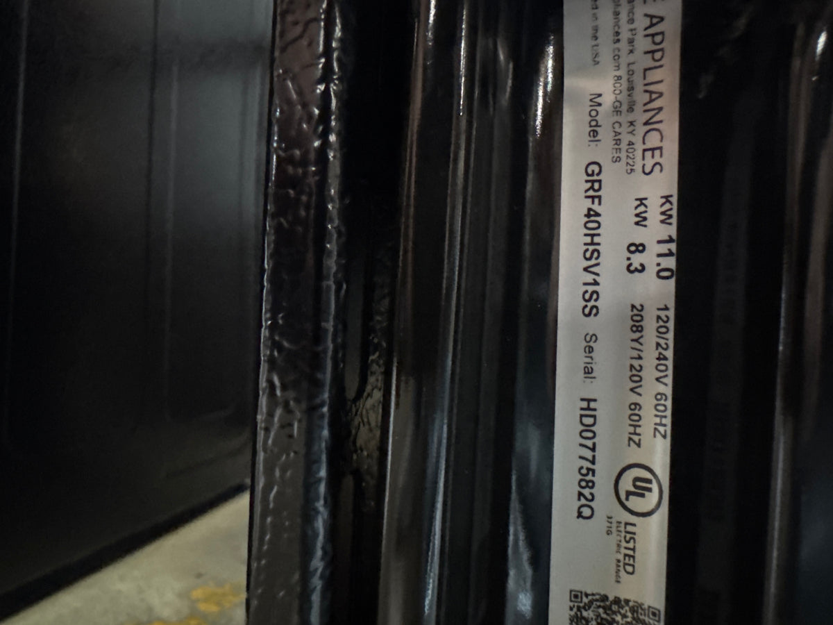 GE 30in Electric Range Model#GRF40HSV1SS Serial#HD077582Q (HD902)