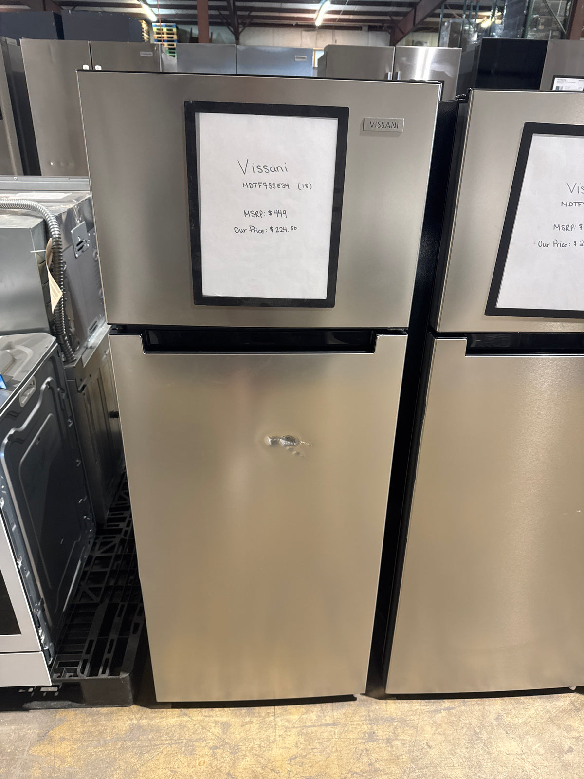 Vissani 22in Top Freezer Refrigerator Model#MDTF7SSES4 (18)