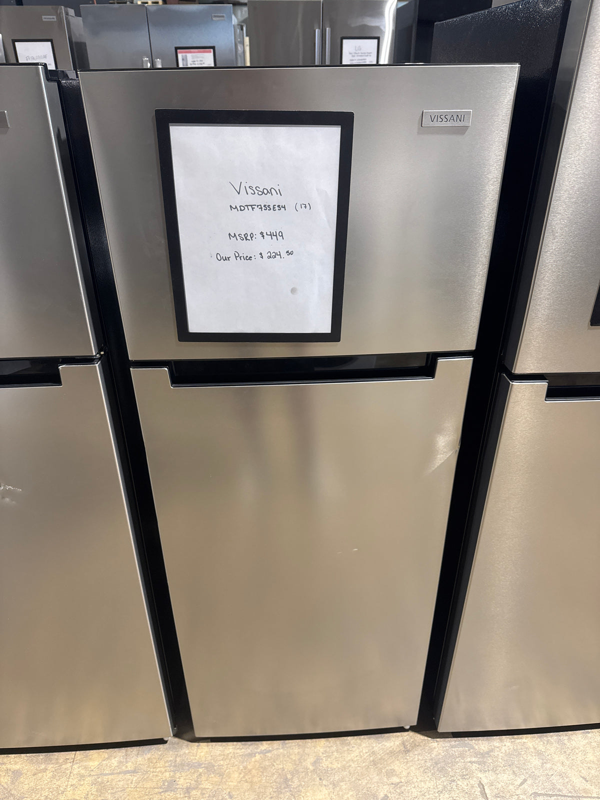 Vissani 22in Top Freezer Refrigerator Model#MDTF7SSES4 (17)