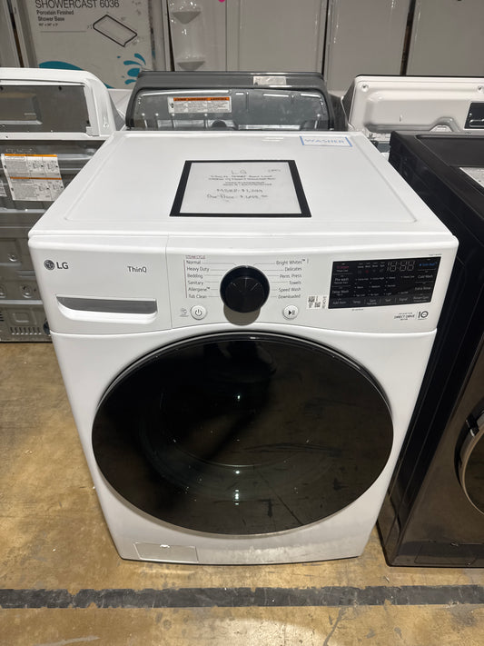 LG 4.5cu.ft Front Load Washer Model#WM4080HWA Serial#512TNPC1N728 (87)