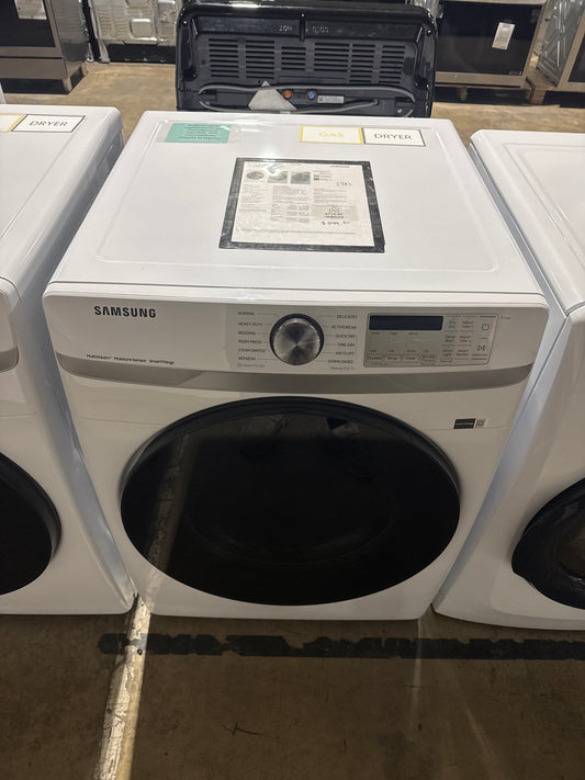 Samsung 7.5cu.ft GAS Dryer Model#DVG45B6300W Serial#0BED5BBL400217H (78)