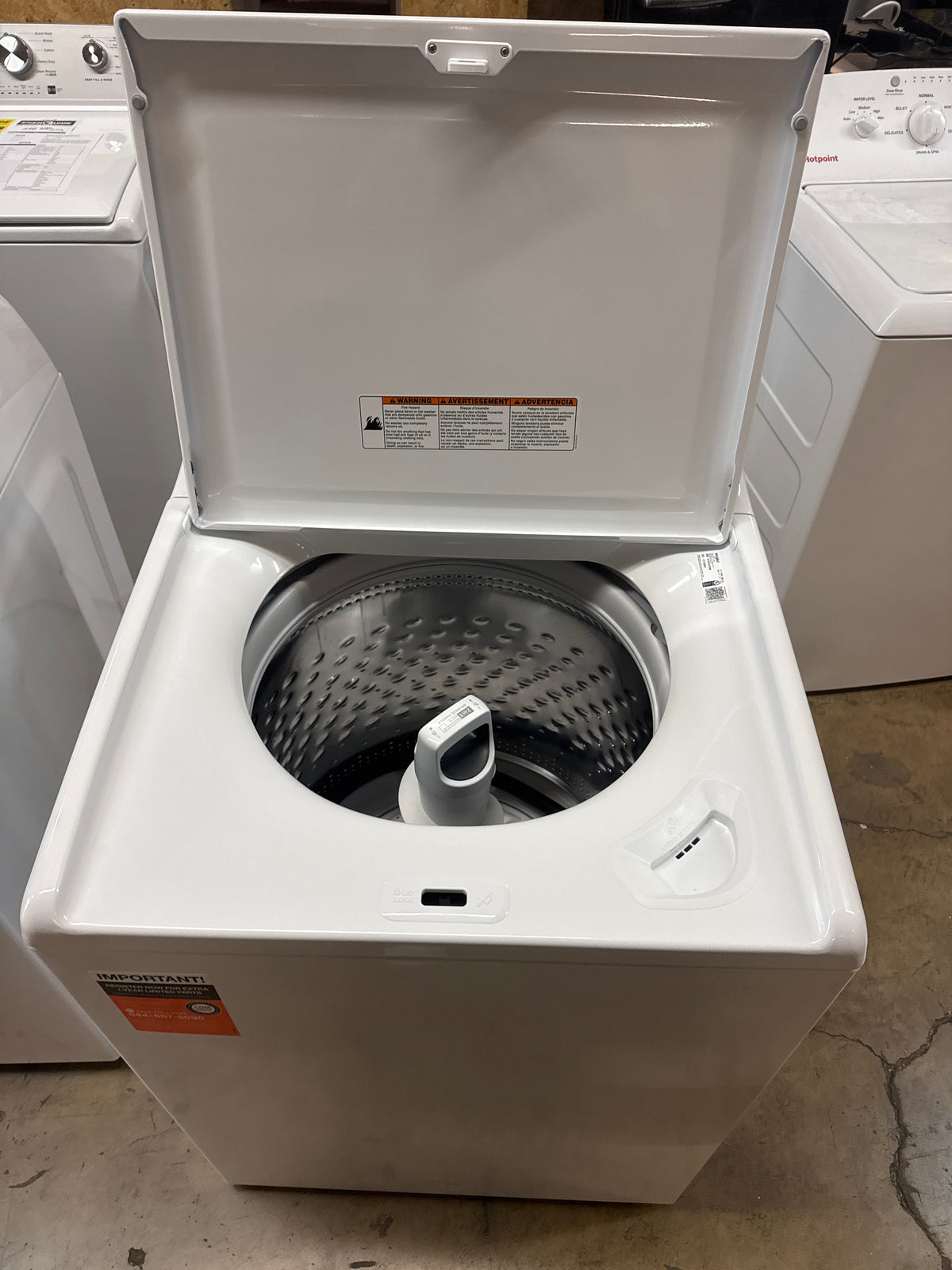Whirlpool 4.2-4.3cu.ft Top Load Washer Model#WTW4107SW0 Serial#CF2703835 (HD907)