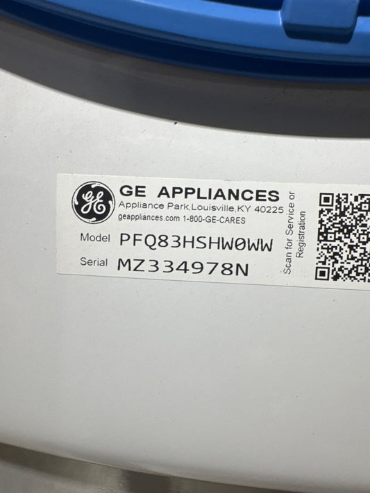 GE Profile 4.6cu.ft VENTLESS Washer/Dryer Combo Model#PFQ83HSHW0WW Serial#MZ334977N (82)