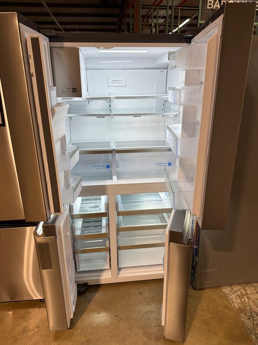 Frigidaire 36” 4 Door Counter Depth Refrigerator Model #GRQC2255BF04  Serial #1K53781016 (26)