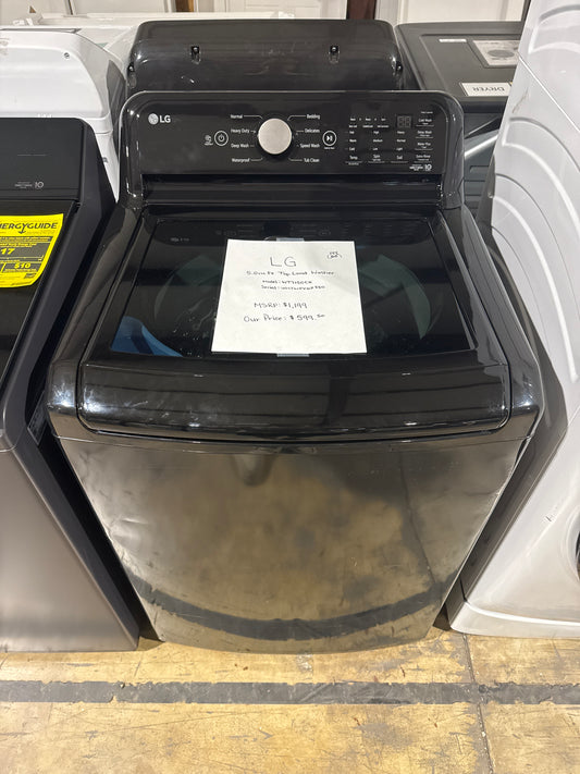 LG 5.0cu.ft Top Load Washer Model#WT7150CX Serial#601TWPV6X880 (P14)