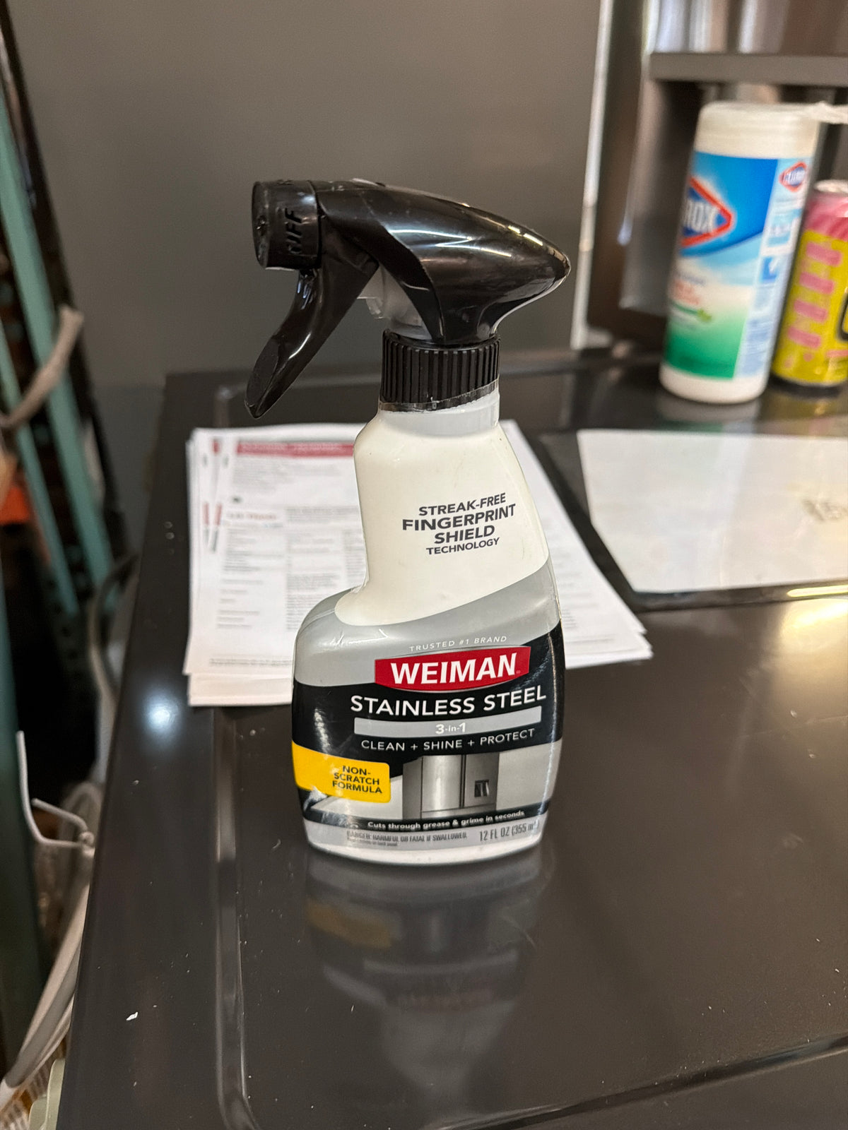 Weiman stainless steel cleaner