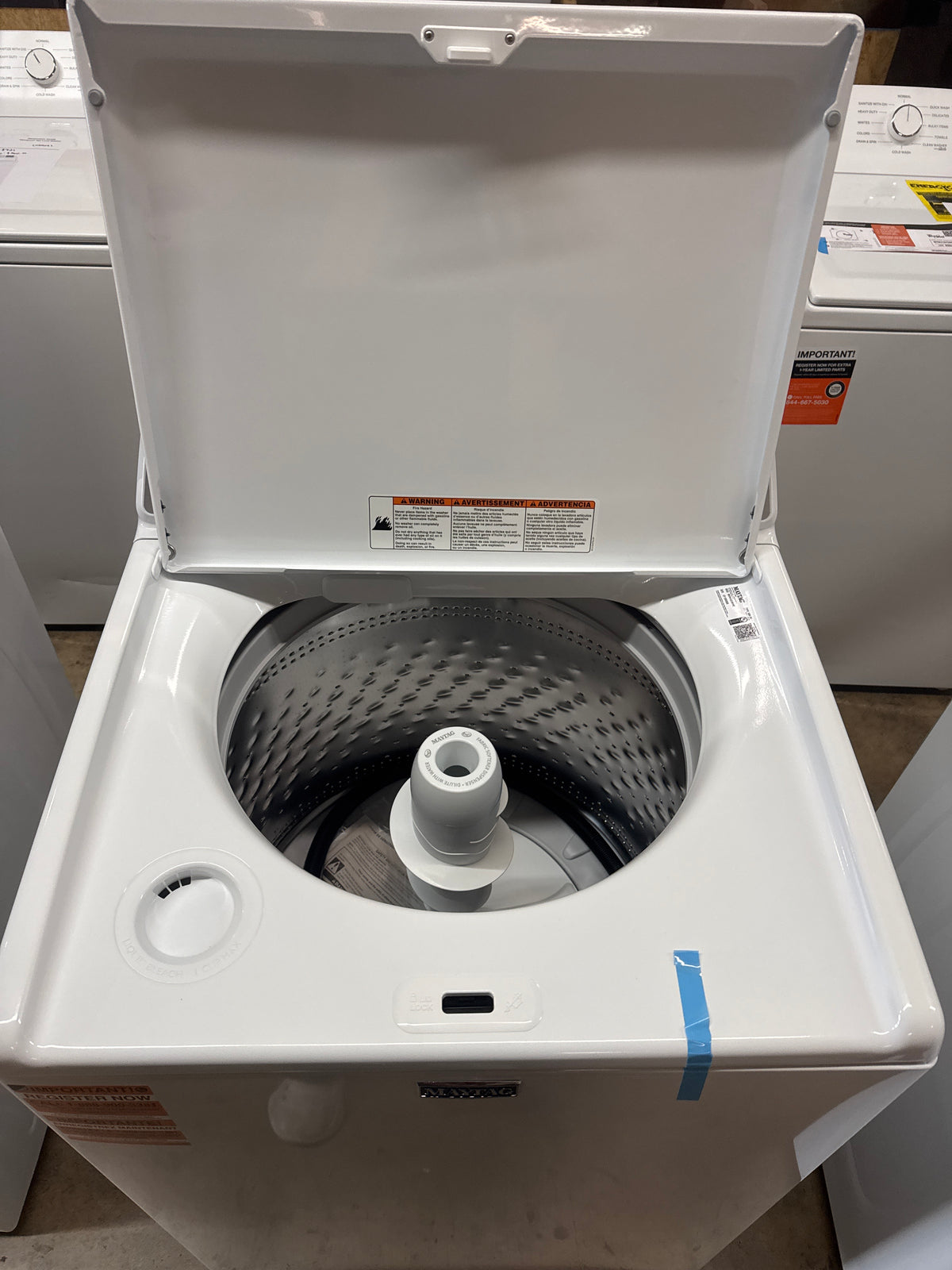 Maytag 4.5cu.ft Top Load Washer Model#MVW4505MW2 Serial#CF1500508 (HD904)