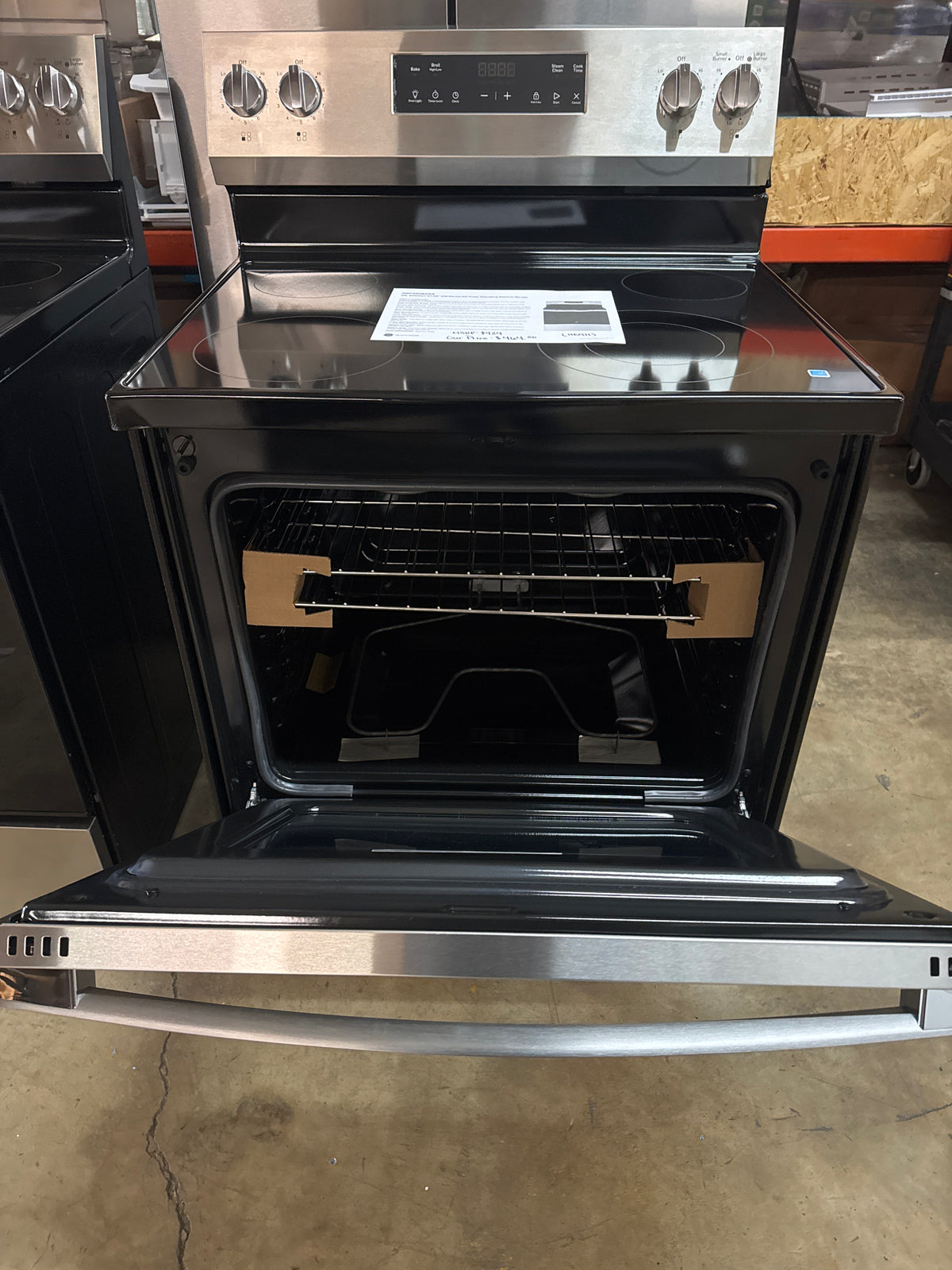 GE Electric Range Model#GRF40HSV1SS Serial#HD077585Q (HD911)