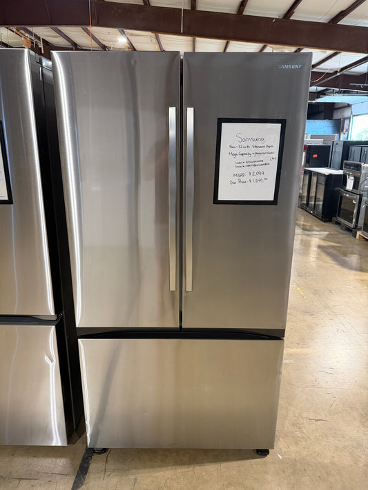 Samsung 36" French Door Refrigerator Model #RF32CG5100SR  Serial #0BXF4BCW600584X (36)