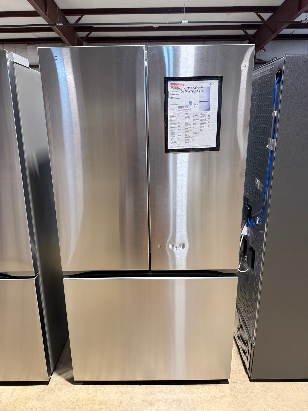 LG 36" French Door Refrigerator Model #LRFLC2716S  Serial #505KRJU36692 (39)